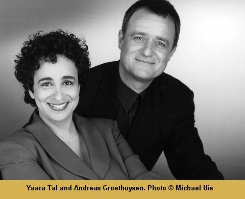 Yaara Tal and Andreas Groethuysen. Photo (c) Michael Uis