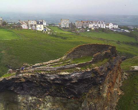 Tintagel, Cornwall, UK. Copyright (c) 1999 Keith Bramich
