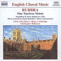 Rubbra: Nine Tenebrae Motets (p) 2001 HNH International Ltd