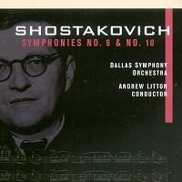 Shostakovich: Symphonies No 6 and No 10. (p) 2001 Delos International Inc