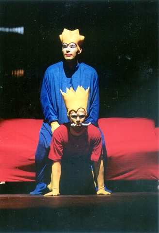 A scene from the Hungarian première of Maxwell Davies' opera 'Resurrection'. Photo © 2001 Andrea Felvégi