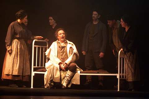 Johannes Kösters in the title role of Wolfgang Rihm's opera 'Jakob Lenz'
