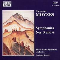 Alexander Moyzes: Symphonies 5 and 6. © 2001 HNH International Ltd