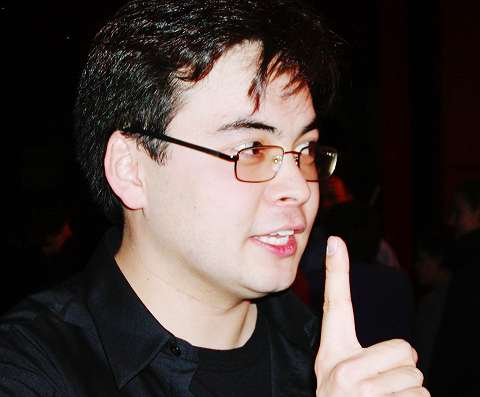 Kazakh conductor - winner of Nicolai Malko prize (2001) - Alan Buribayev. Photo: Howard Smith