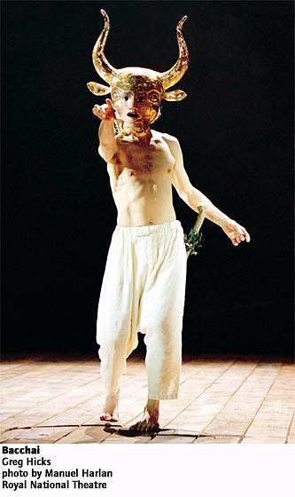 Bacchai. Greg Hicks. Photo: Manuel Harlan, Royal National Theatre