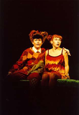 Juanita Lascarro (as the Vixen) and Imelda Drumm (as the Fox). Photo: Bill Cooper