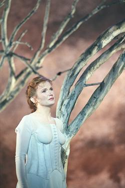 Anne Schwanewilms as the abandoned Euryanthe in Act 3 of Weber's opera. Photo: Mike Hoban