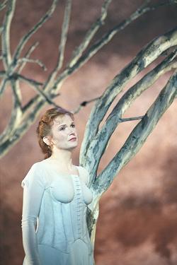 Anne Schwanewilms as the abandoned Euryanthe in Act 3 of Weber's opera. Photo: Mike Hoban