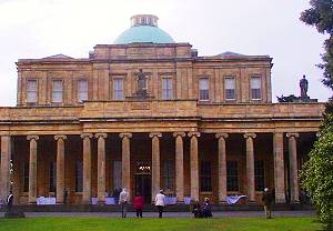 Cheltenham's Pittville Pump Room - venue for the I Fagiolini Cheltenham Festival concert on 7 July 2002. Photo: Keith Bramich