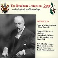 The Beecham Collection. Beethoven: Missa Solemnis © 2001 SOMM Recordings