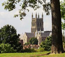 Worcester Cathedral. Photo: Keith Bramich