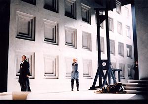 Richard Croft (left) as Tito and Frederica von Stade as Sesto in the Dallas Opera production of 'La Clemenza di Tito'. Photo © George Landis