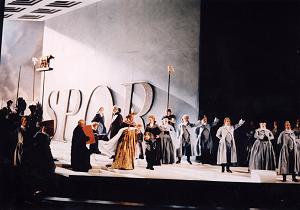 A scene from the Dallas Opera October 1999 production of 'La Clemenza di Tito'. Photo © George Landis