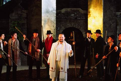 Ludovit Ludha (Ctirad) in Garsington Opera's production of 'Sárka'. Photo: Keith Saunders