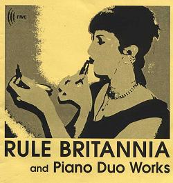 Programme cover for 'Rule Britannia and Piano Duo Works'