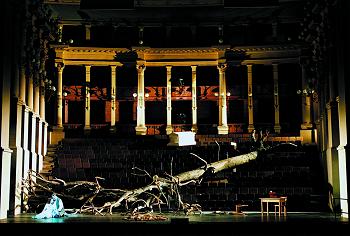 The set for 'Die Walkure' in David Alden's current BSO production of Wagner's 'Ring'. Photo: Wilfried Hösl/BSO