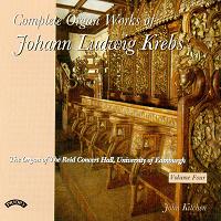 Complete Organ Works of Johann Ludwig Krebs Volume 4 © 2002 Priory Records Ltd