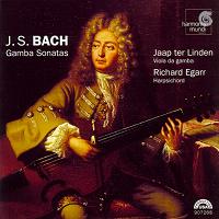 Bach Gamba Sonatas/Capricci. Jaap ter Linden, Richard Egarr. © 2000 harmonia mundi usa
