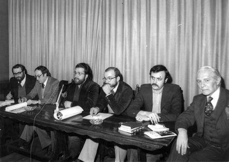 Renato Prinzhofer (far right), who collaborated with Chailly in adapting four of his operas