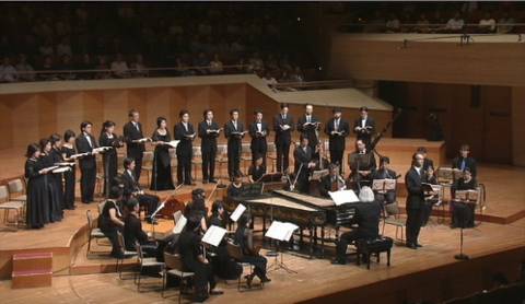 The Suntory Hall Johannespassion. DVD still frame © 2000 EuroArts