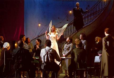 Sarah Tynan as Iphis in Welsh National Opera's 'Jephtha'. Photo © 2003 Clive Barda