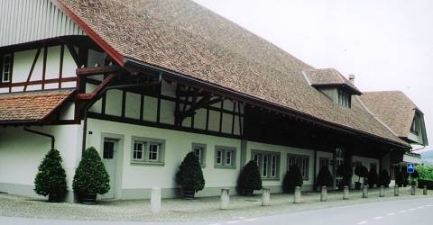 The concert hall in Gerzensee Village. Photo © Bill Newman