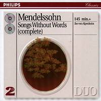 Mendelssohn: Songs Without Words (complete). Ilse von Alpenheim. © 1993 Philips Classics