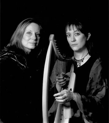 Clare Norburn and Jenny Lewis of the Troubadours