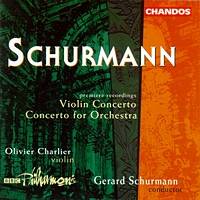 Gerard Schurmann: Violin Concerto; Concerto for Orchestra. © 2002 Chandos Records