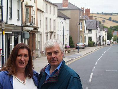 Lynden and Gareth Rees Roberts celebrate the twenty first anniversary of the Presteigne Festival. Photo: Keith Bramich