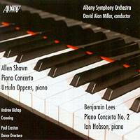 Allen Shawn Piano Concerto; Benjamin Lees Piano Concerto No 2. © 2001 Albany Records