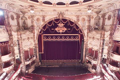 The newly restored auditorium at the London Coliseum. Photo © Grant Smith