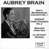 Great horn players in historic recordings - Aubrey Brain. © 2003 Sotone Historic Recordings