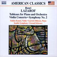 Henri Lazarof: Tableaux; Violin Concerto; Symphony No 2. © 2003 Naxos Rights International