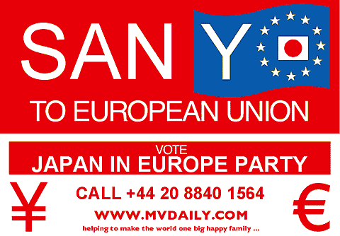 SAN YO to European Union -- vote Japan in Europe party