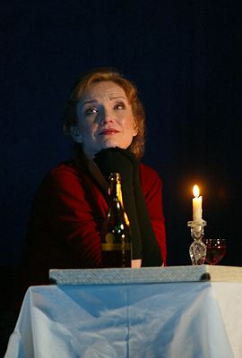 Anne Schwanewilms in the title role of Strauss's 'Ariadne auf Naxos' at Covent Garden, London UK. Photo © 2004 Clive Barda