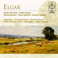 Elgar - Violin Concerto - Violin Sonata - String Quartet - Piano Quintet Concert Allegro. © 2004 EMI Records Ltd