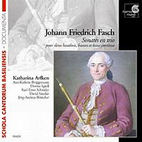 Johann Friedrich Fasch - Trio Sonatas for two oboes, bassoon and basso continuo. © 2000 harmonia mundi