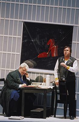 Robert Dean Smith (right) as Stolzing in 'Meistersinger' at the 2004 Munich Opera Festival. Photo: Bayerische Staatsoper