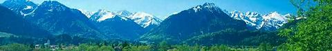 Oberstdorf and Alpine scenery. Photo: Oberstdorf Tourist Office