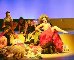 Rebecca Bottone, the unforgettably sexy Titania in British Youth Opera's summer 2003 production of Britten's 'A Midsummer Night's Dream'