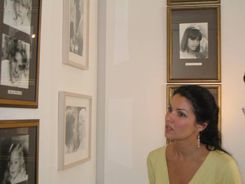 Anna Netrebko at the Rudolf Budja Gallery. Photo © Anja Ullrich