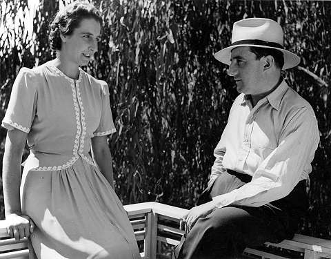 Evelyn and John Barbirolli in Hollywood, 1941. Photo courtesy of Lady Barbirolli/The Barbirolli Society