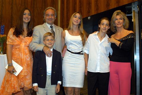 Marcello Viotti on his 50th birthday, with his family. Photo © Bayerischer Rundfunk / Georg Thum