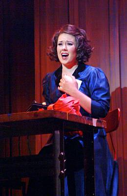 Nicole Bégué as Amalia in Lyric Opera Cleveland's SHE LOVES ME. Photo © Steve Zorc