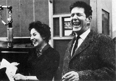 Cathy Berberian with John Cage. Photo courtesy of Ervant Berberian