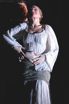 Philip Webb (Pollione) and Irina Mishura (Adalgisa) in Opera Colorado's production of Bellini's 'Norma'. Photo © 2006 P Switzer