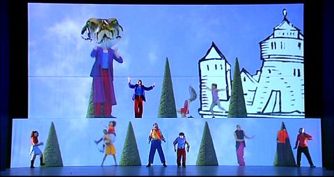 A scene from 'Les Paladins'. DVD screenshot © 2005 Opus Arte