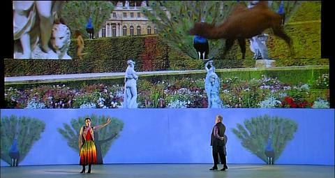 François Piolino (Manto, left) and René Shirrer (Anselme, right). DVD screenshot © 2005 Opus Arte