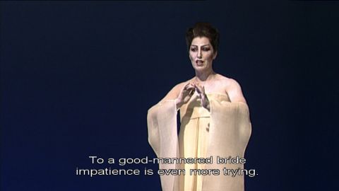 Cheryl Barker in the title role of Madama Butterfly. DVD screenshot © 2003 NPS